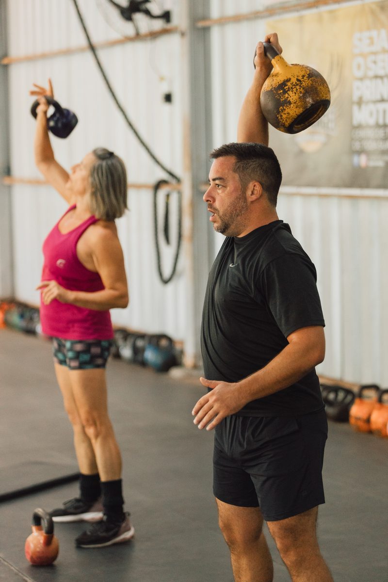 Kettlebell training